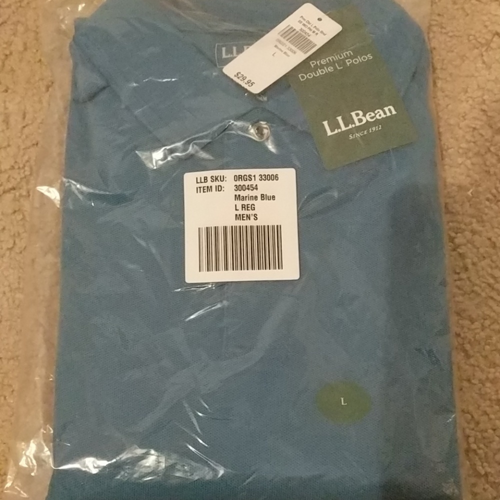 Large Marine Blue Polo